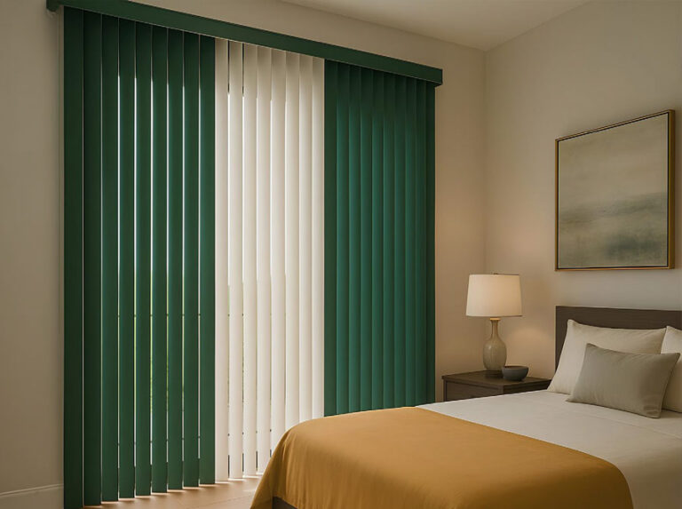 PERSIANAS VERTICALES DE PVC. Ofrecemos soluciones diseñadas para ajustarse a ventanas con ángulos o caídas específicas.